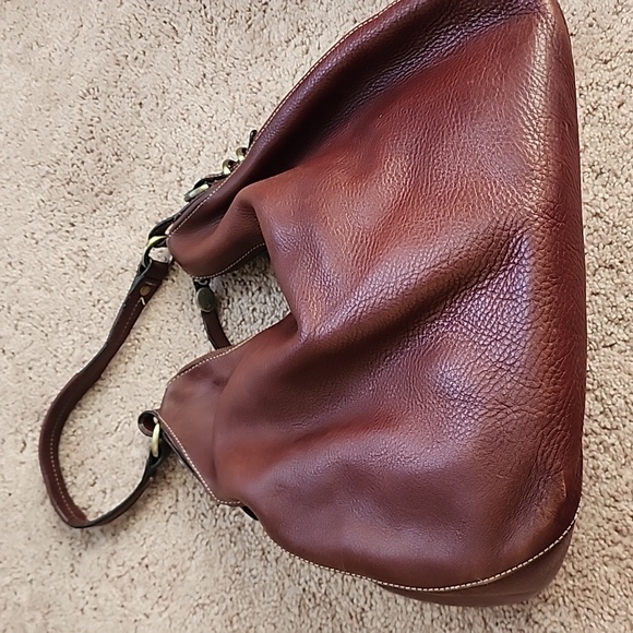 Brown Monsac Hobo Ergo Genuine Leather bag - Picture 2 of 8